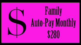 Autopay button for monthly payments